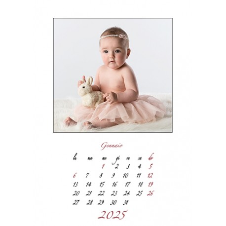 CALENDARIO 13 FOGLI MENSILE BIANCO