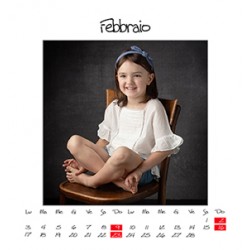 CALENDARIO DA TAVOLO 13 FOGLI BIANCO