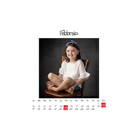 CALENDARIO DA TAVOLO 13 FOGLI BIANCO